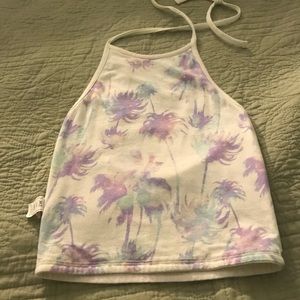 PacSun Reversible Halter Crop Top